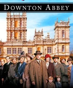 Downton Abbey Poster paint by number