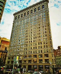 Flatiron Building By August Wisbon paint by number