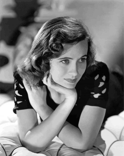 Gorgeous Teresa Wright paint by number