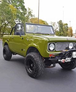 International Harvester Green Car paint by number