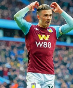 Jack Grealish Aston Villa Player Paint by number