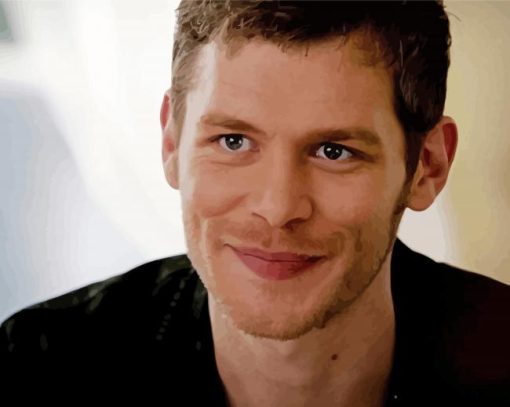 Joseph Morgan British Actor paint by number