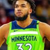 Karl Anthony Towns Minnesota Player paint by number