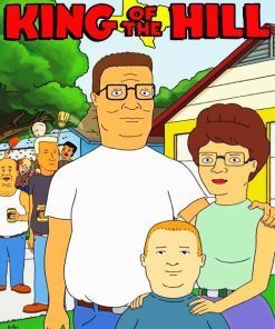 king Of The Hill Movie Poster paint by number