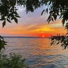 Lake Simcoe Sunset paint by number