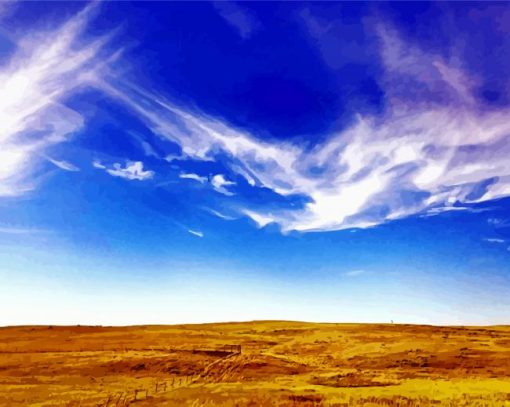 Montana Big Sky Country paint by number