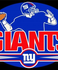 New York Giants Football Logo paint by number