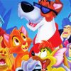 Oliver And Company Characters paint by number