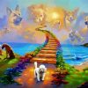 Rainbow Bridge Art paint by number