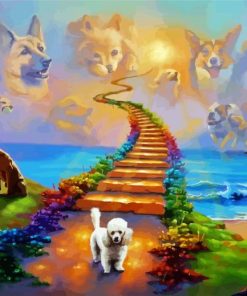 Rainbow Bridge Art paint by number