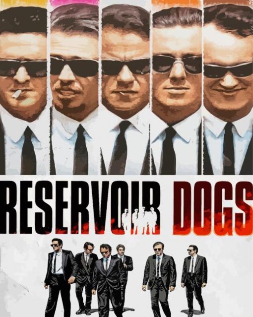 Reservoir Dogs Poster paint by number