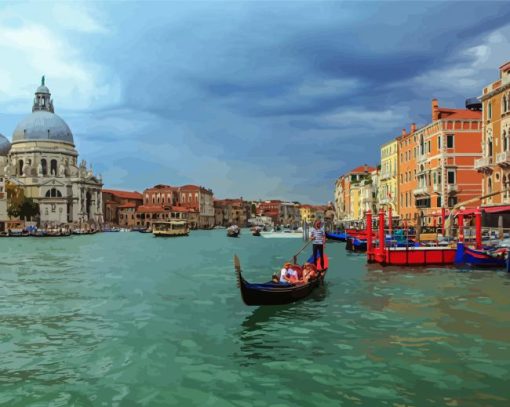 Scenes Of Venice paint by number