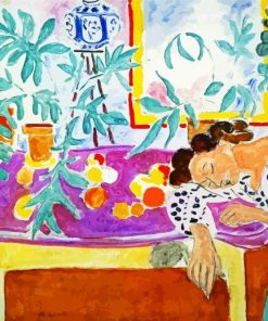 Still Life With Sleeper By Henri Matisse paint by number