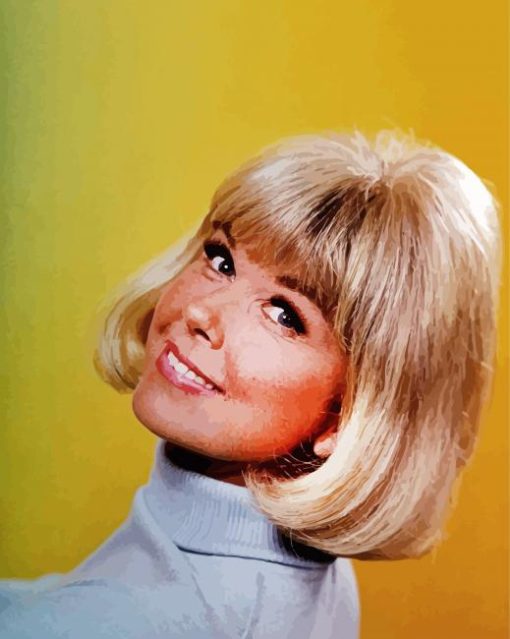 The Actress Doris Day paint by number