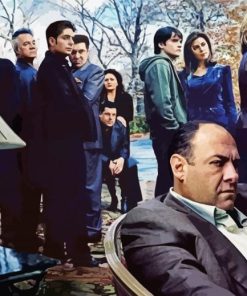 The Sopranos Characters paint by number