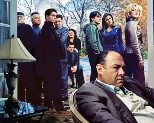 The Sopranos Characters paint by number