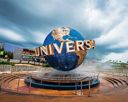 Universal Studios Florida paint by number