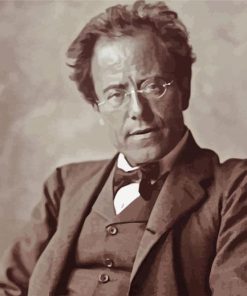 Vintage Gustav Mahler paint by numbers