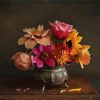 Vintage Flowers paint by numbers