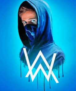 Alan Walker Art paint by number