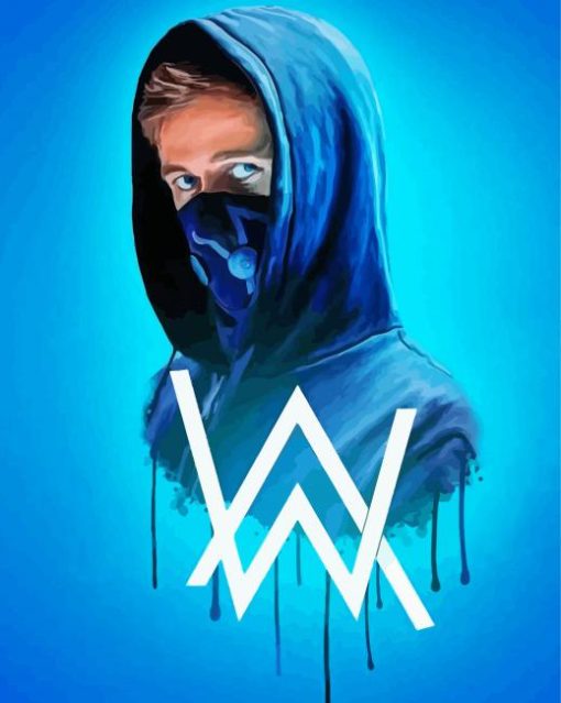 Alan Walker Art paint by number