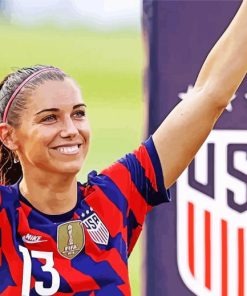 Alex Morgan Carrasco paint by number