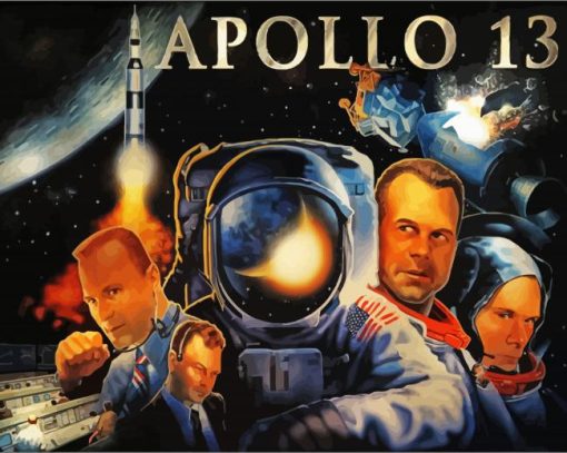 Apollo 13 Mission paint by number