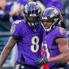 Baltimore Ravens Players paint by number