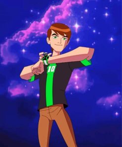 Ben 10 paint by number