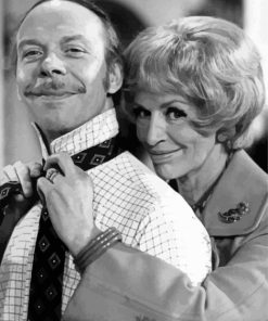 Black And White George And Mildred Sitcom paint by number