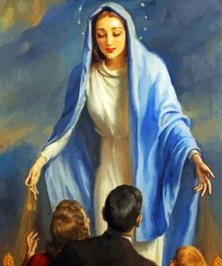 Blessed Mother Art paint by number