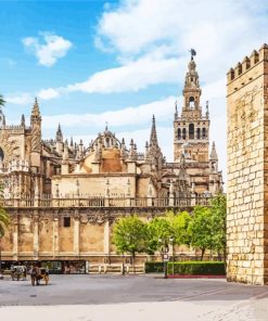 Catedral De Sevilla Andalucia paint by number