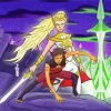 Catra And She Ra Characters paint by number