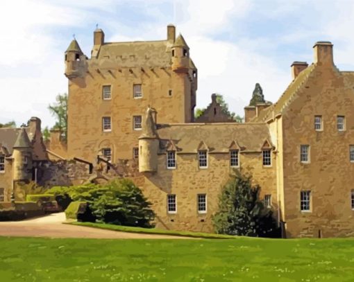 Cawdor Castle Scotland paint by number