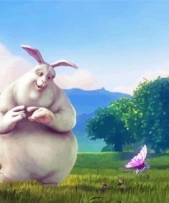 Cute Big Buck Bunny paint by number