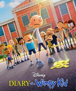 Diary Of A Wimpy Kid Poster paint by number