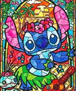 Disney Stained Glass paint by number