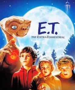 ET The Extra Terrestrial paint by number