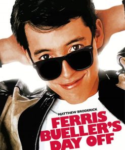 Ferris Buellers Day Off Character Poster paint by number