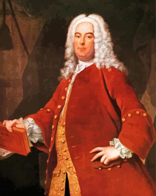 George Frideric Handel paint by number