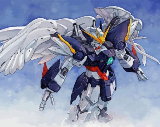 Gundam Wing paint by number