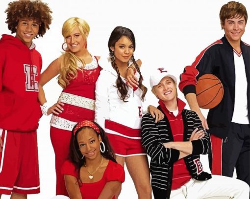 High School Musical paint by number