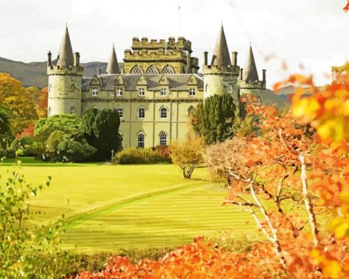 Inveraray Castle paint by number