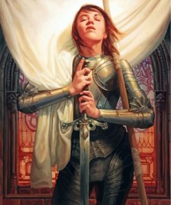 Joan Of Arc By Michael C Hayes paint by number