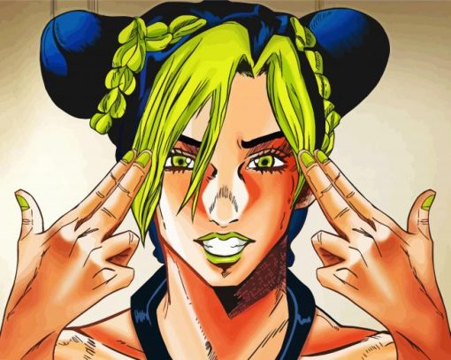 Jolyne Anime paint by number