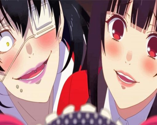 Kakegurui And Kimetsu paint by number