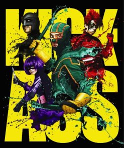 Kick Ass Movie paint by number