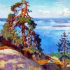 Koli Landscape Art paint by number