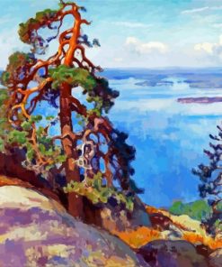 Koli Landscape Art paint by number