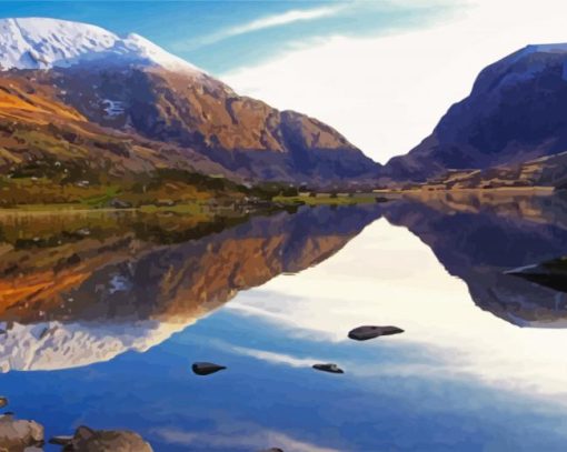 Lake Ireland Nature paint by number